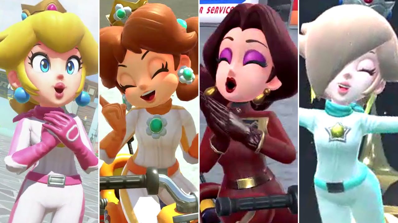Mario Kart World - All Biker Outfits