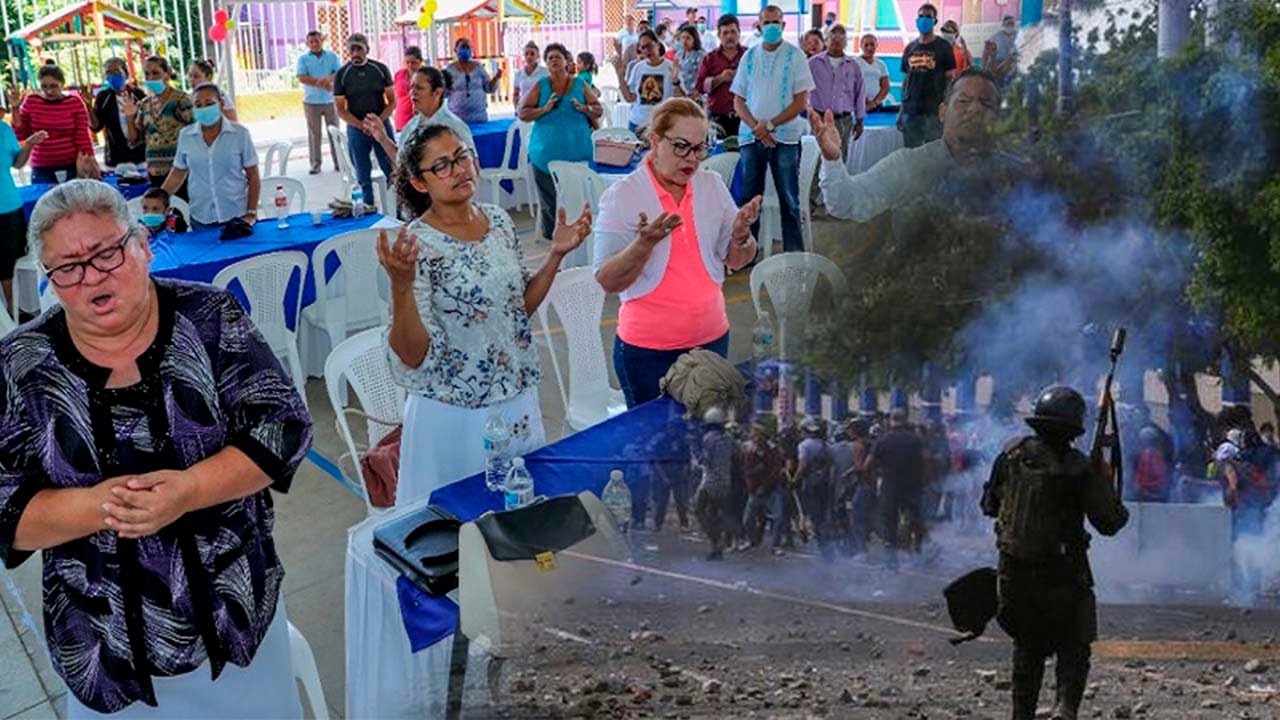 El silencio de la Iglesia evangélica frente a la represión del régimen de Daniel Ortega