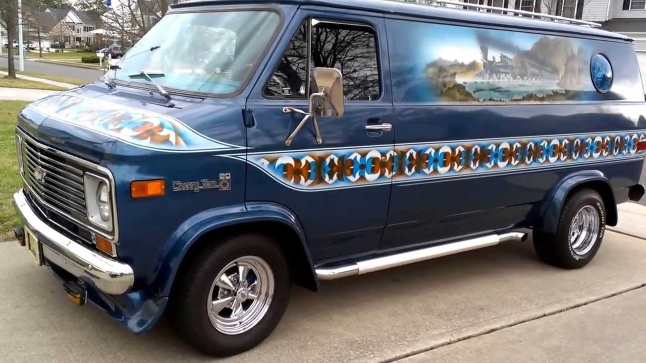 HotRodHarrys (SOLD) 1977 70's Custom Chevrolet Chevy Van Vanning