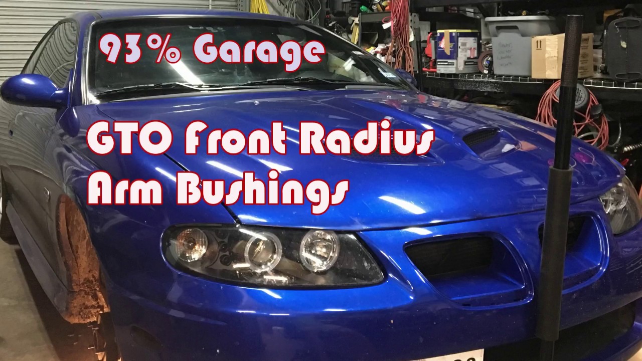 2004 GTO Front Strut Rod Bushings