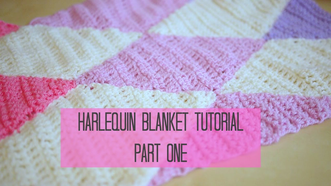 CROCHET: Harlequin / Diamond blanket part 1 | Bella Coco