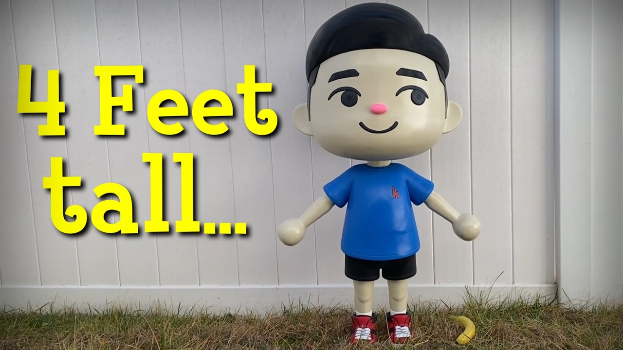 Bringing My Animal Crossing Villager to Life (and He's Terrifying) - Full Scale 3D Print!