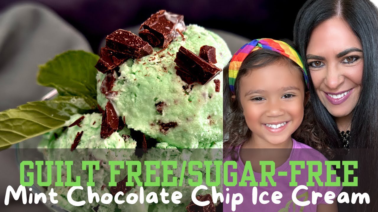 Sugar-Free/Keto Mint Chocolate Chip Ice Cream