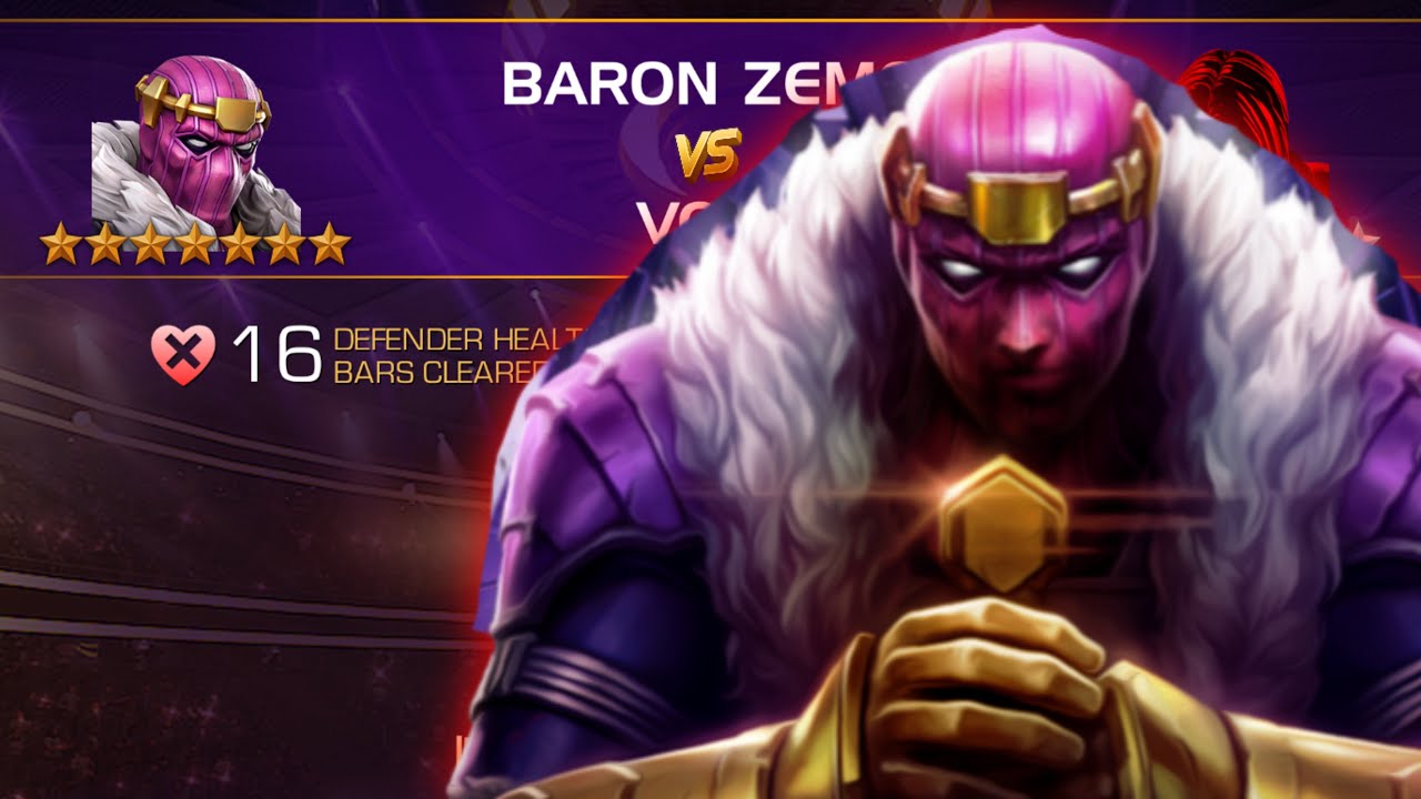 16 Bars with Zemo vs Solo Coliseum Void ! - Marvel Contest of Champions 