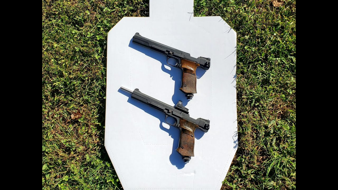 Пистолеты Smith & Wesson 78G .22 — группы на 20 ярдов