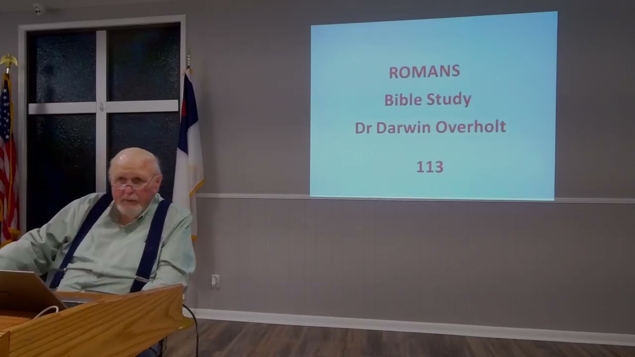 Wednesday, January 14, 2026 - Bible Study - Romans: lesson 113; Midway Baptist Church, Athens, AL