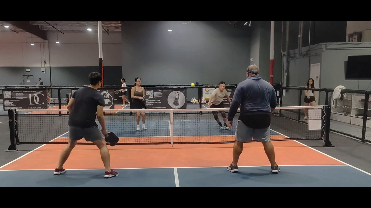 Pickleball XSCAPE: BAGGIO / FRIEND (near side) vs NIKKI / FRIEND (far side) Rec Game 03.17.2026
