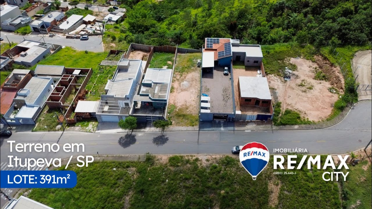 🏡TERRENO À VENDA| Terreno com 391m² Itupeva / São Paulo | REMAX CITY
