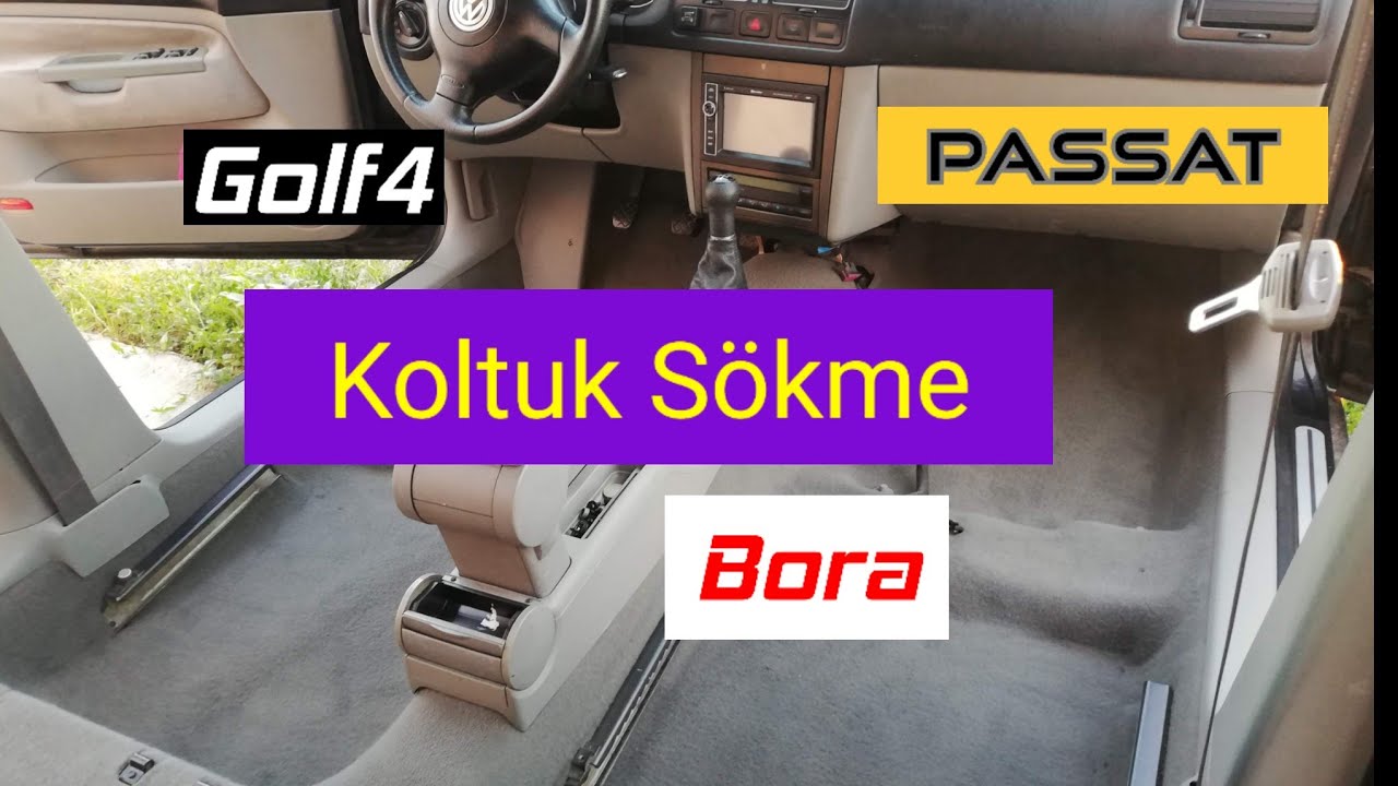 Bora golf4 koltuğu nasıl sökülür