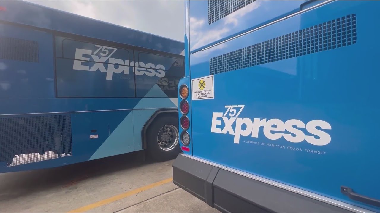 Hampton Roads Transit welcomes 24 new buses for 757 express service