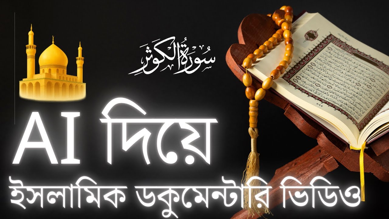 AI দিয়ে ইসলামিক ডকুমেন্টারি ভিডিও বানানোর Complete Step-by-Step Guide @Youtube Automation Bangla