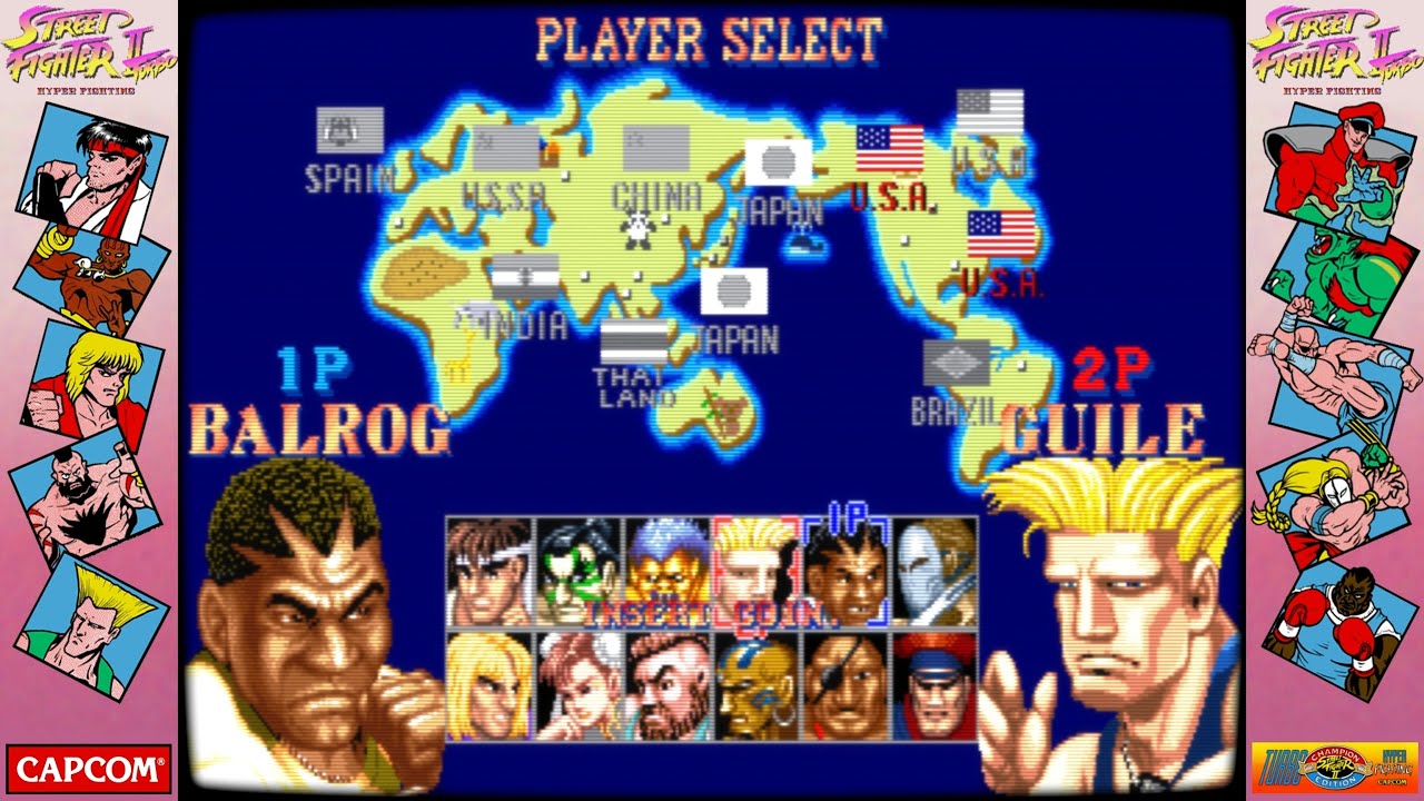Street Fighter II: Hyper Fighting Arcade Music - Player Select Theme (CPS-1)