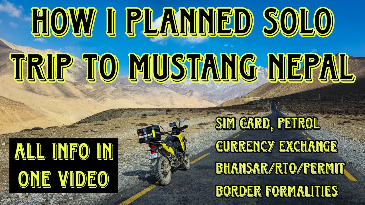 India to Mustang Nepal Bike Ride Budget & Complete Itinerary | Step-by-Step Travel Guide | Muktinath