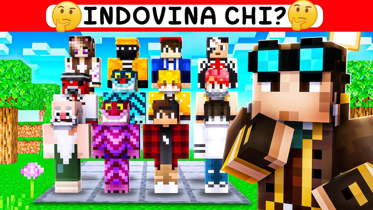 INDOVINA CHI CON TUTTI I WGF SU MINECRAFT!