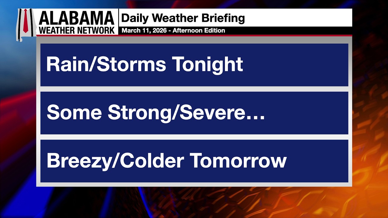 James Spann's Afternoon Briefing - Wednesday 3.11.26