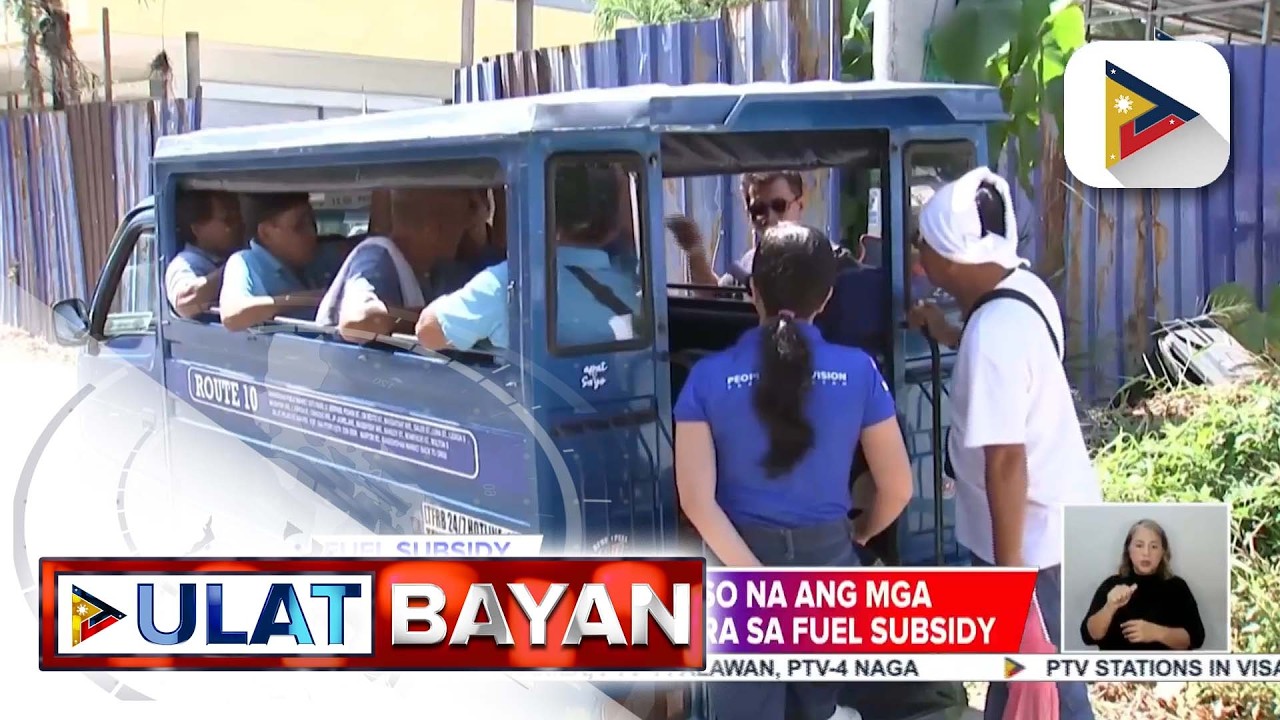 Fuel subsidy sa mga jeepney driver, ipinamahagi sa Davao region