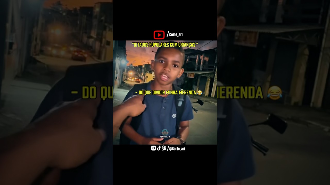 DITADOS POPULARES COM CRIAN&Ccedil;AS KKKKKKKKKKKKKK #risos #comedia