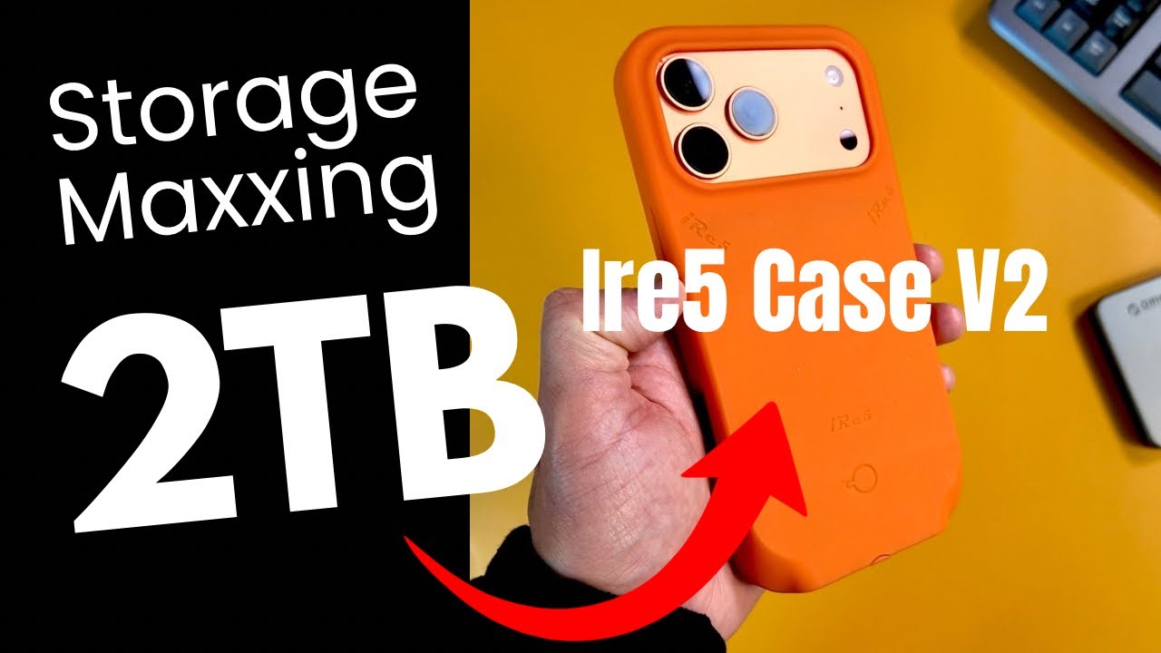 iRe5 Gen 2 Case - Add Micro SD Card Expandable Storage to IPhone 17 Pro Max