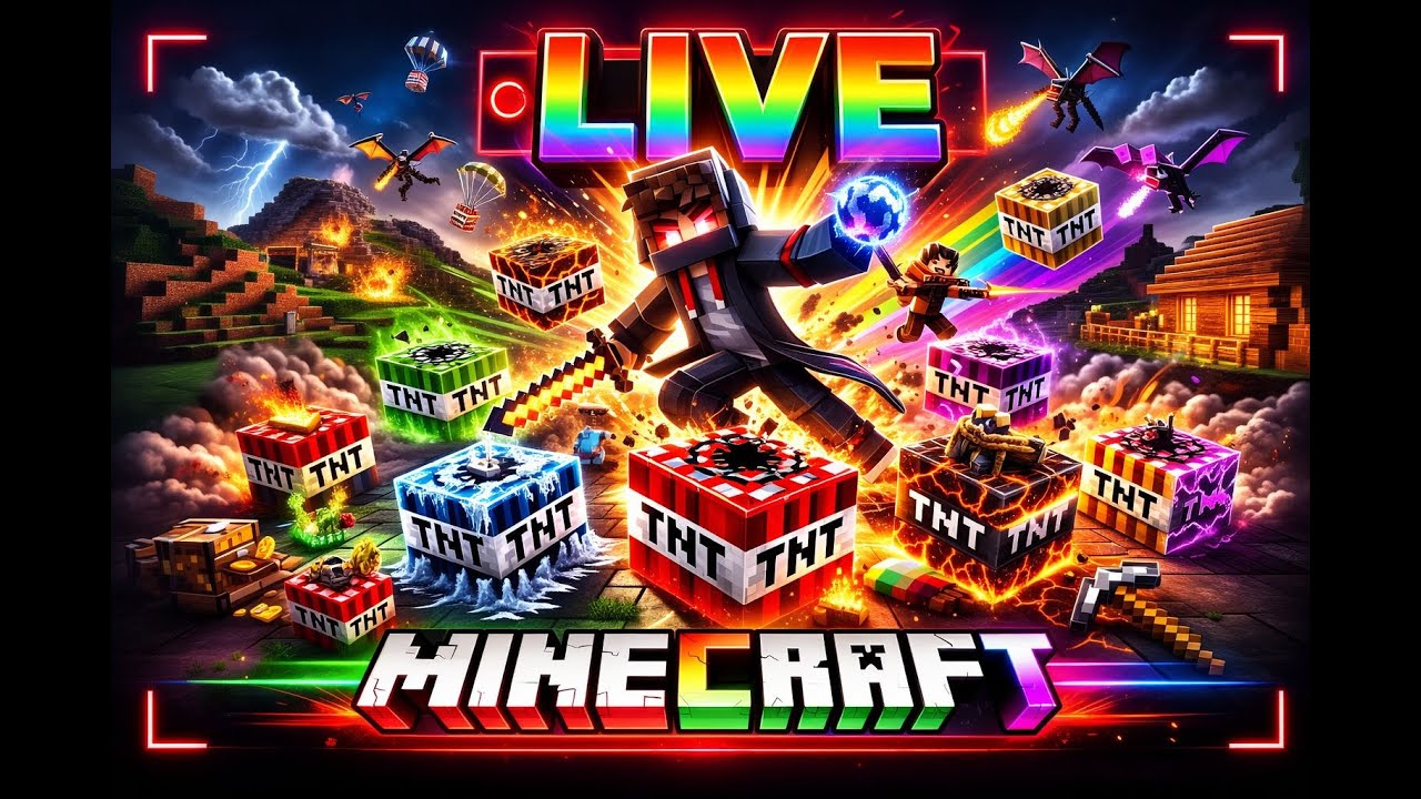 Minecraft Tnt World Live 😍 #minecraft #shortsfeed #shorts#usa