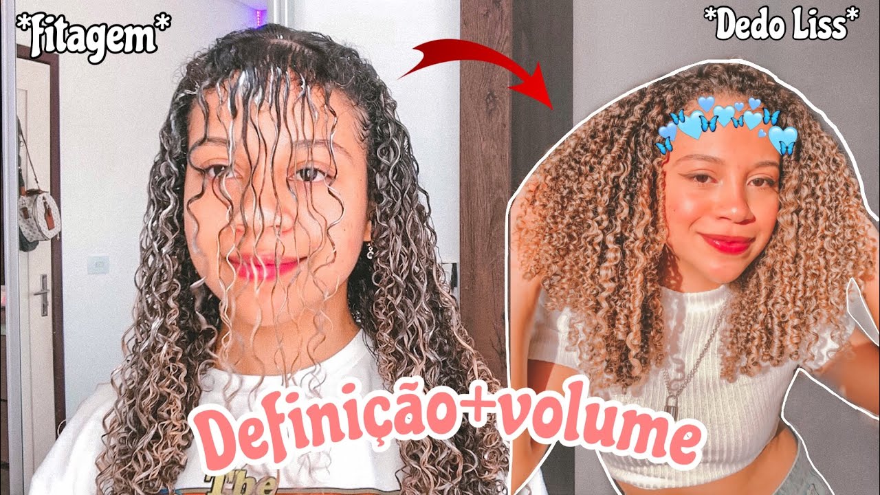 Minha finalização✨😱😍 *cachos 3c*