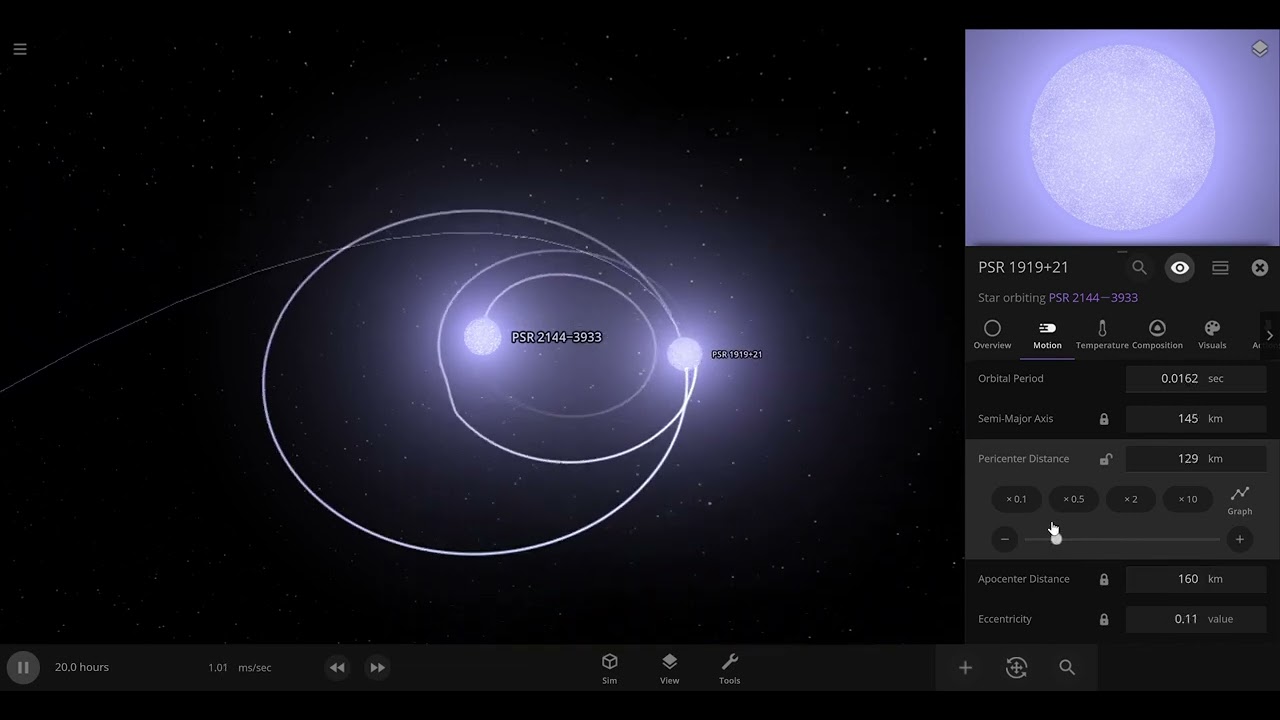 Trying to make a Kilonova in Universe Sandbox 2