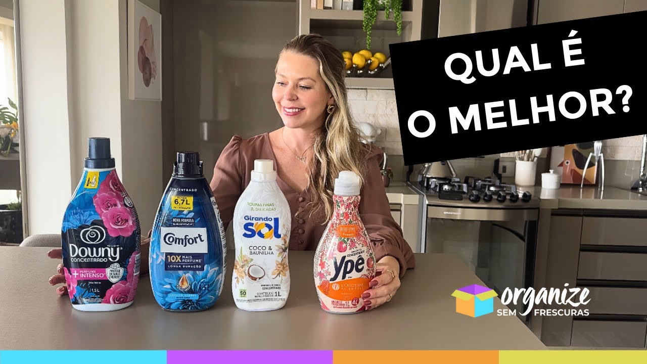 TESTEI 4 AMACIANTES FAMOSOS – O MELHOR ME SURPREENDEU! 😱 Organize sem Frescuras  