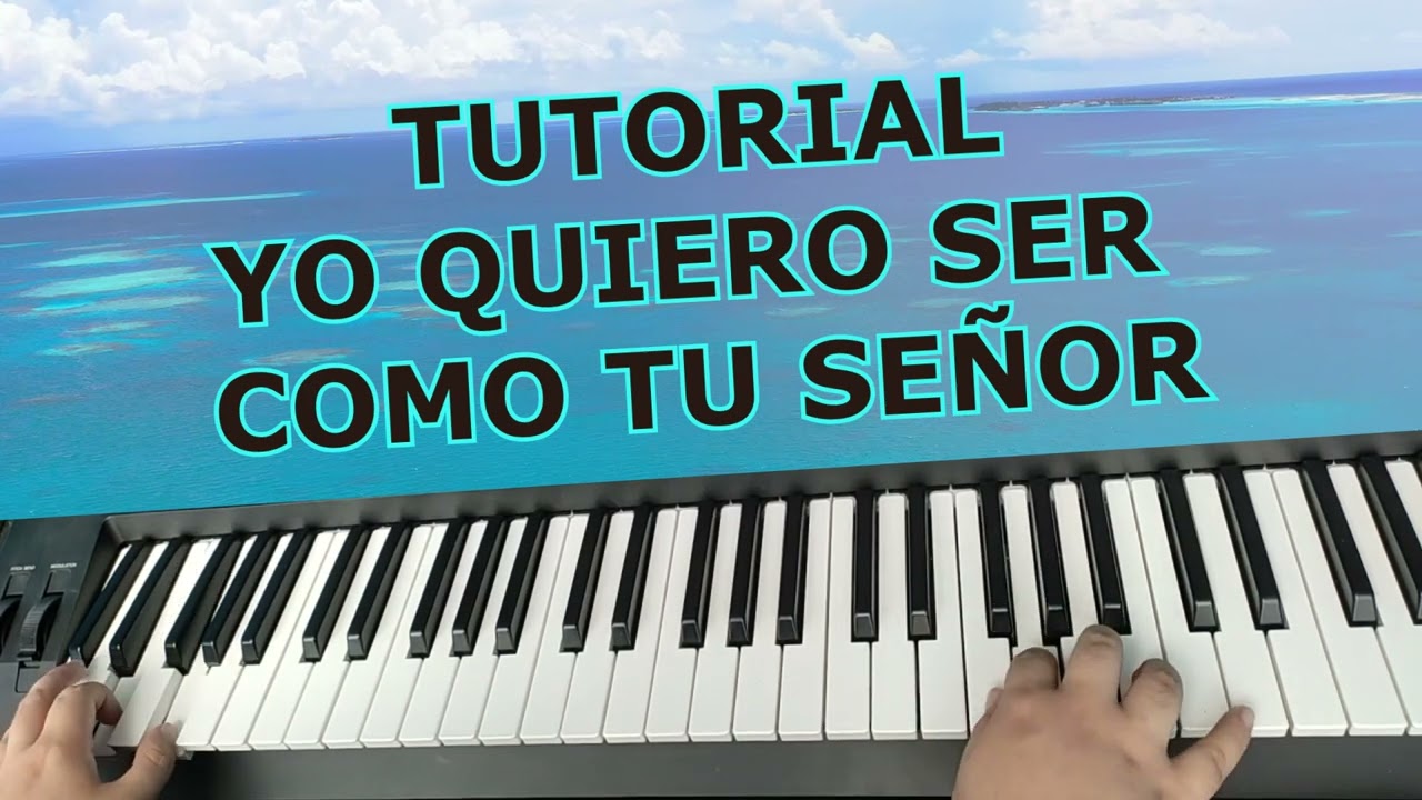 TUTORIAL YO QUIERO SER COMO TU SE&Ntilde;OR // MINISTERIO ALAS DE FUEGO (YAMAHA SX600)