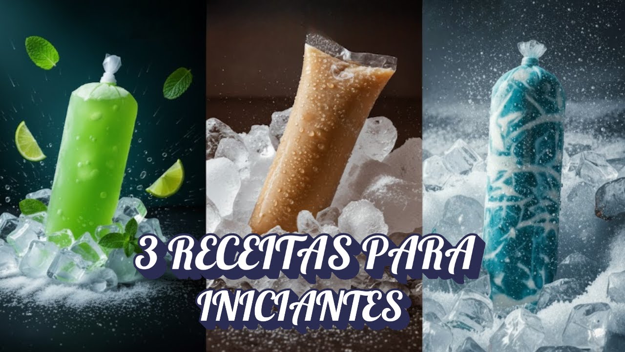 LUCRE MUITO! Geladinho de Menta, Leite Queimado e Limão - Super Baratos e Cremosos