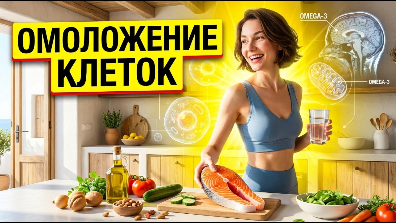 Как Средиземноморская диета перестраивает клетки и возвращает молодость
