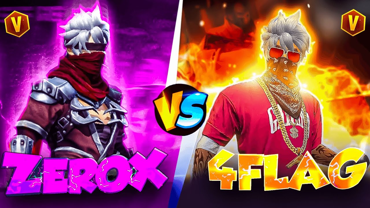 4Flag Gamer Vs Zerox FF 💗 Spinner God!!..🎮💗