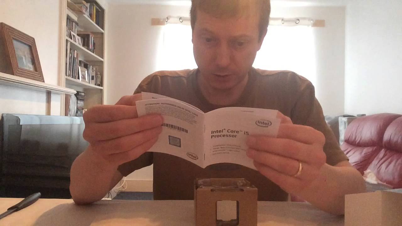 Intel Skylake 6600 cpu unboxing