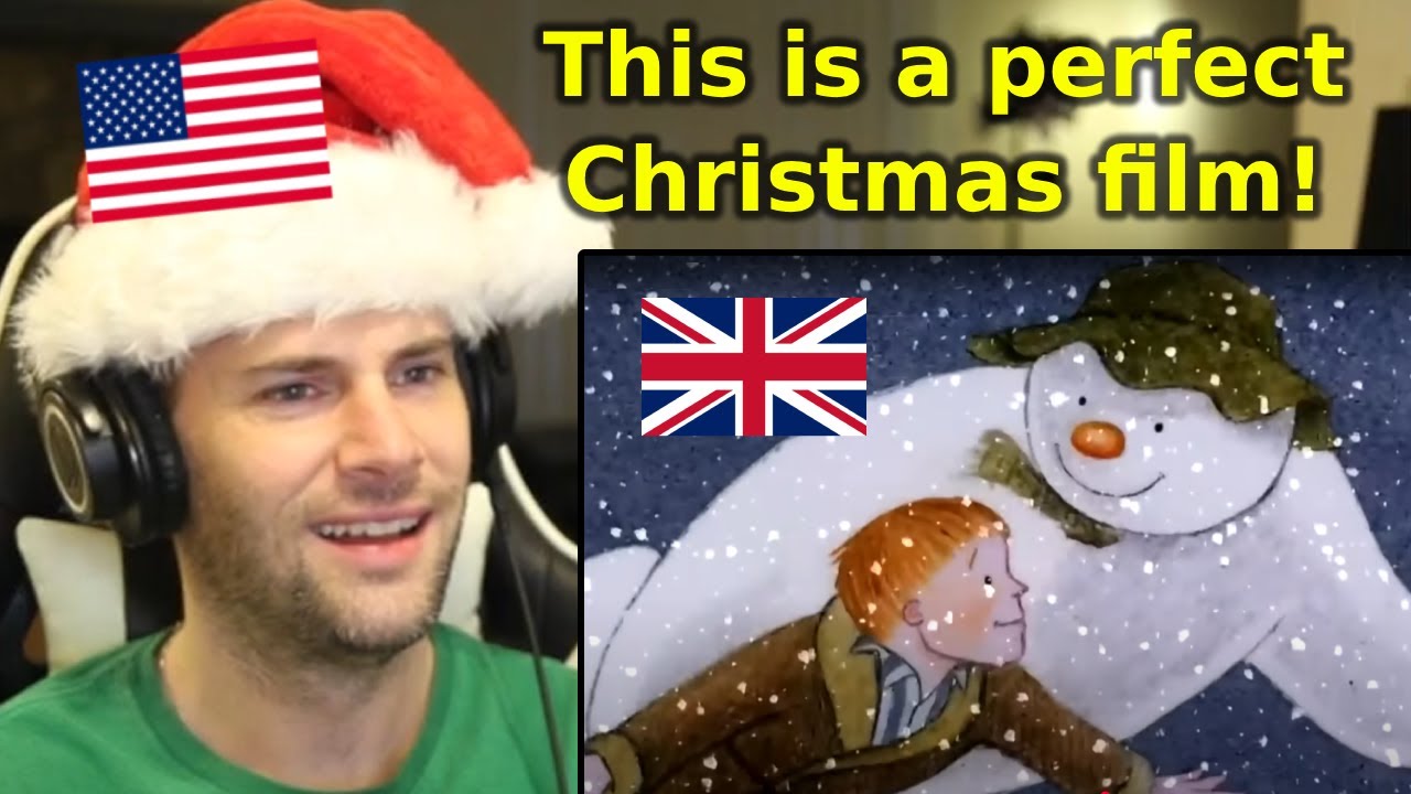 American Reacts to The Snowman | British Christmas Film
