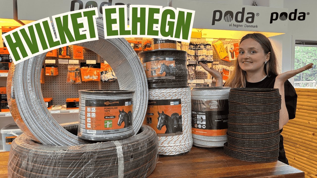 Hvilket elhegn til heste skal du vælge? | Poda Hegn