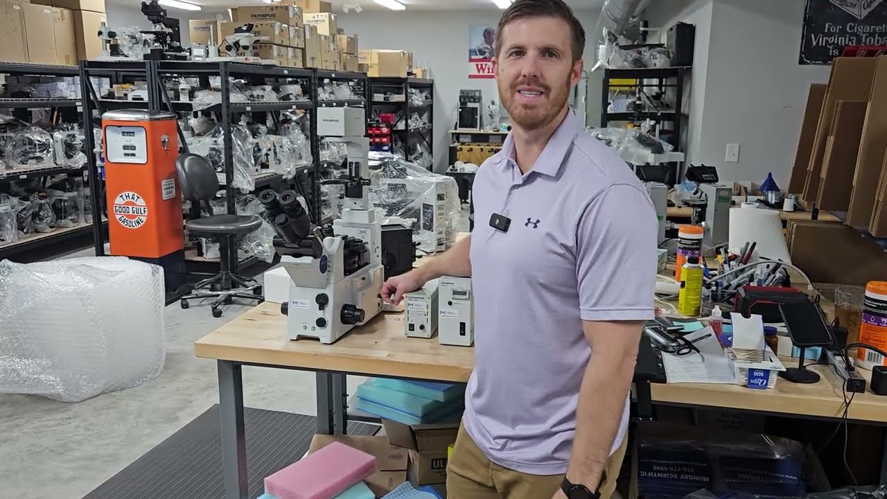 Olympus IX71 Fluorescence Microscope Setup: Full Assembly & Disassembly Tutorial