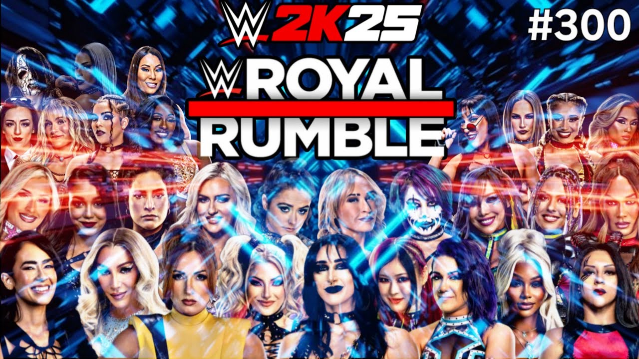 ROYAL RUMBLE (PART 1/3) | WWE 2K25 | Universe Mode | #300