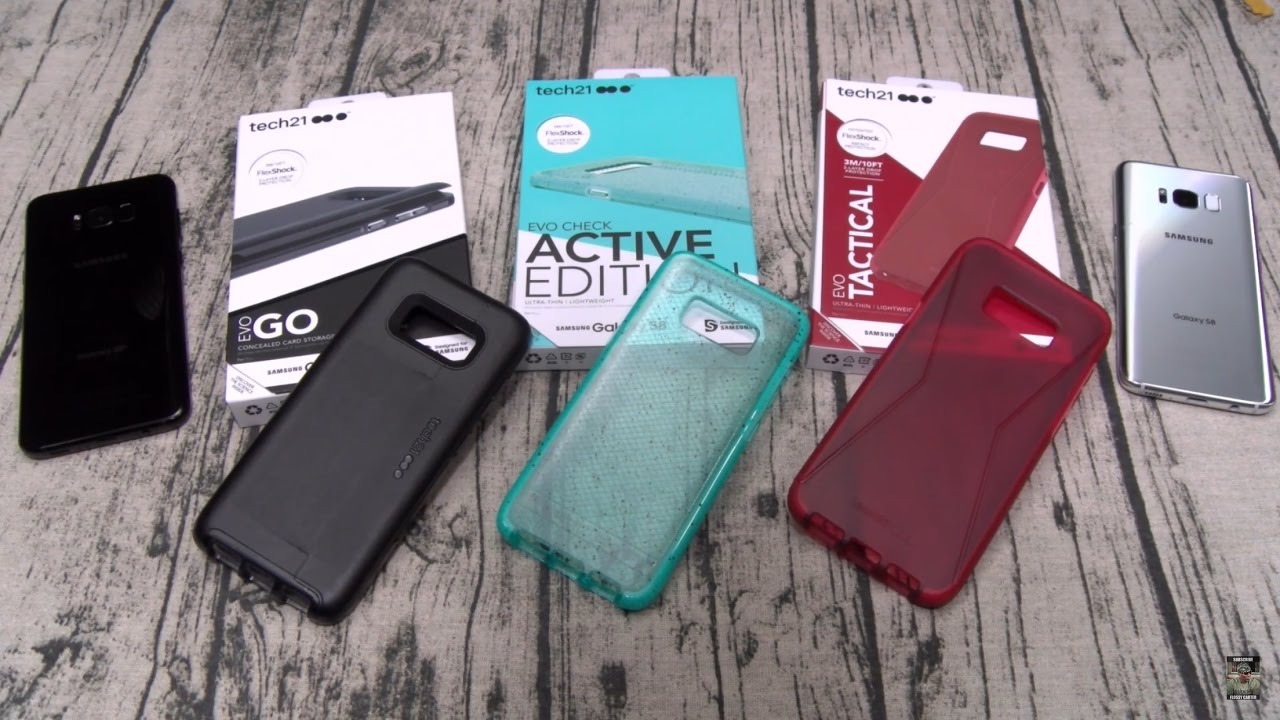 Samsung Galaxy S8 And S8 Plus Tech21 Cases