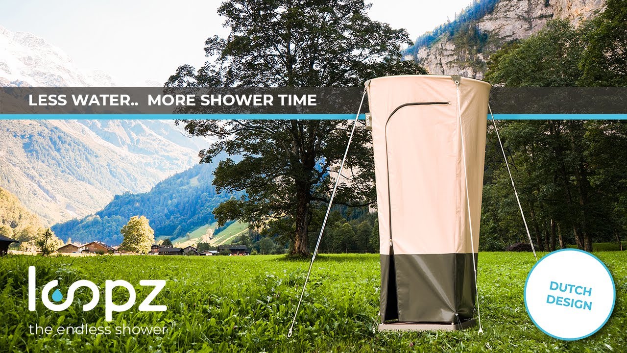 Loopz, Save water. Have a better shower. It is the best portable circulating shower for on the road.