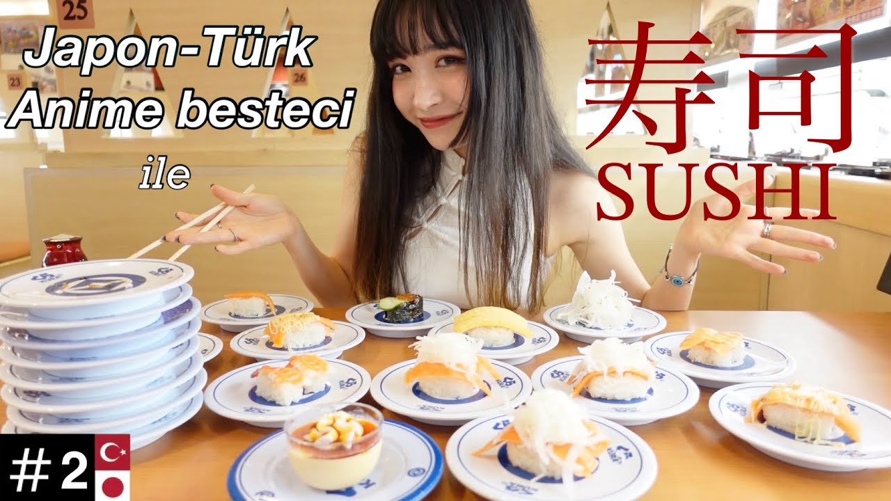 Japonya&rsquo;da Suşi nasıl yenir? | *TOKYO SUSHI* Anime Music composer | お寿司タイム