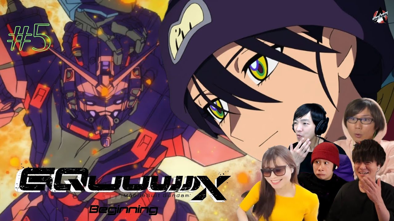 Mobile Suit Gundam GQuuuuuuX episode 5 | Japanese Reaction Mashup