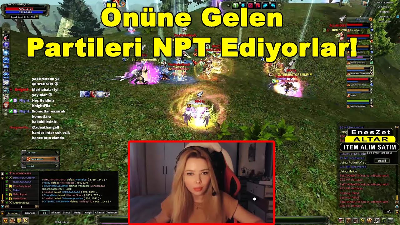 Karya - DB Prieste Melee Sağlam Melee Party &Ouml;n&uuml;ne Gelenleri NPT Ediyorlar! | Knight Online