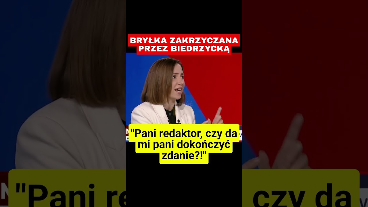 BRYŁKA VS BIEDRZYCKA WPIEPRZAJĄCA SIĘ W KAŻDE ZDANIE!