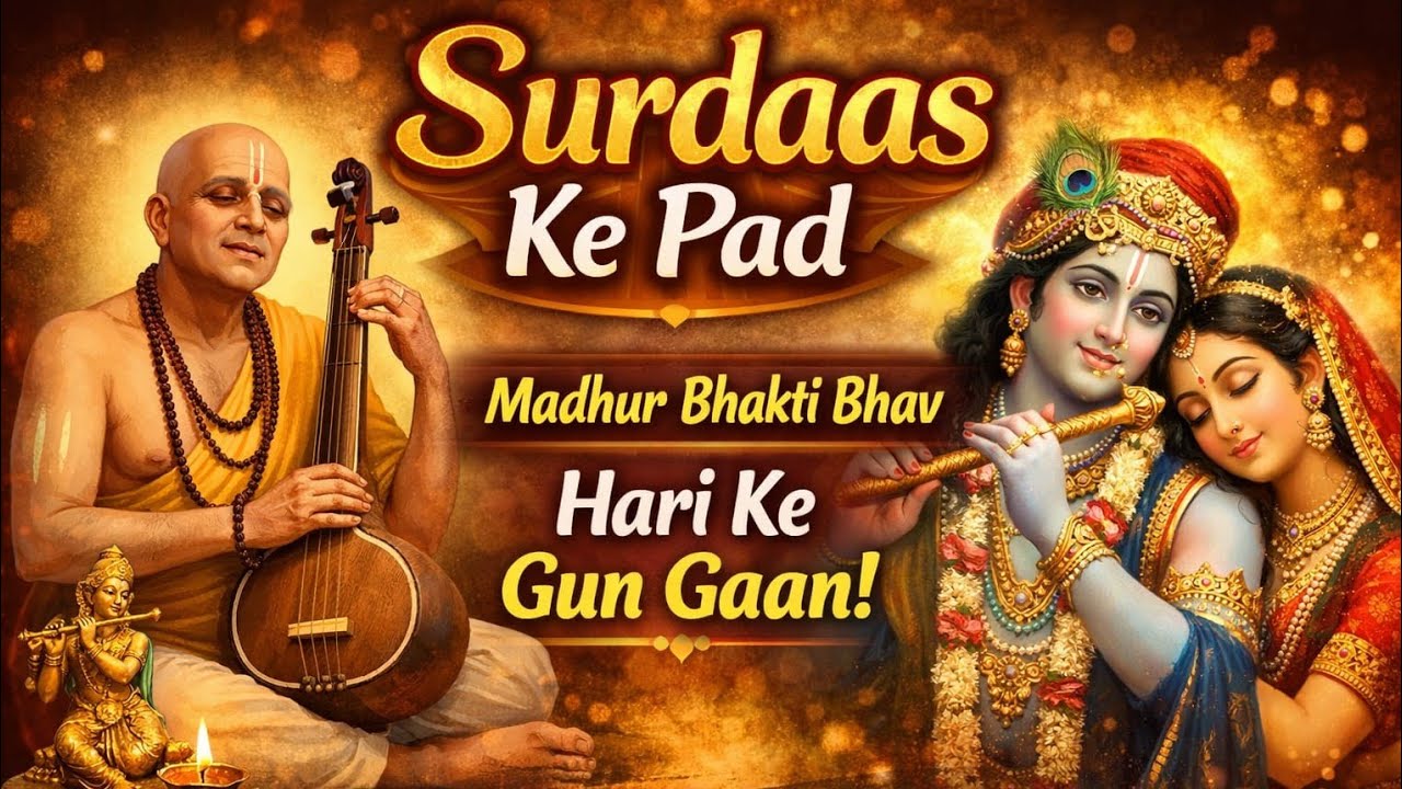 Surdas Ji ka Madhur Krishna Bhakti Pad 🙏 | Dil ko Chhoo Jane Wali Kavita 💛