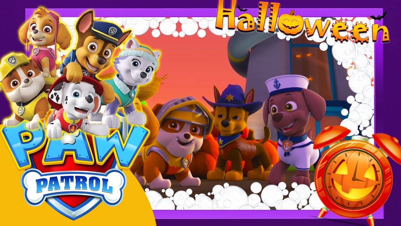 Halloween 2 minute toothbrush timer with Paw Patrol and Music!