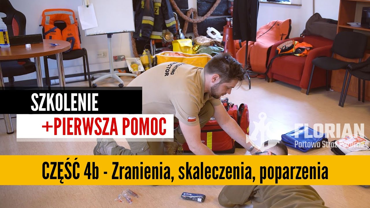 PIERWSZA POMOC 🚑🆘 Część 4B - Zranienia, skaleczenia, poparzenia 🔥