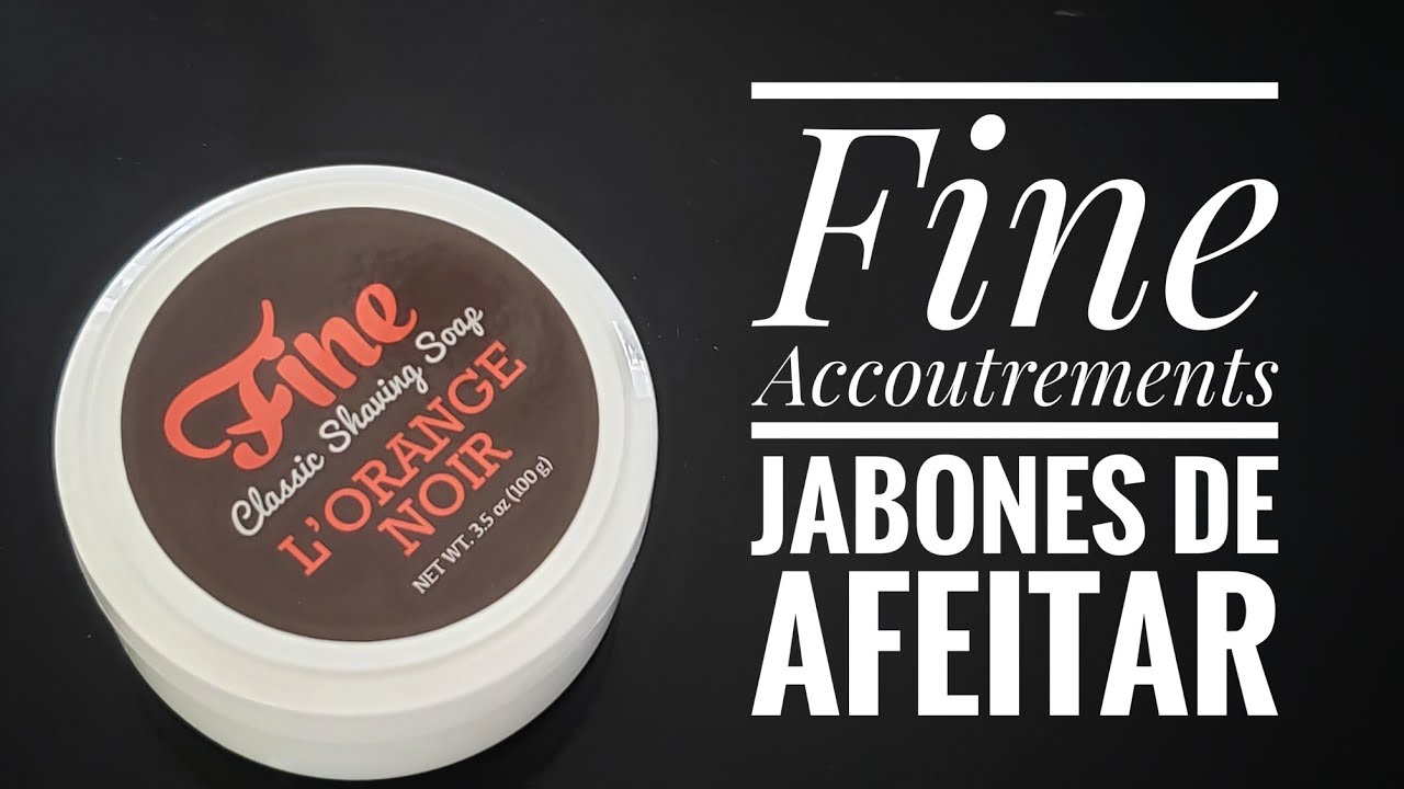 Fine Accoutrements jabones de afeitar (Orange Noir)