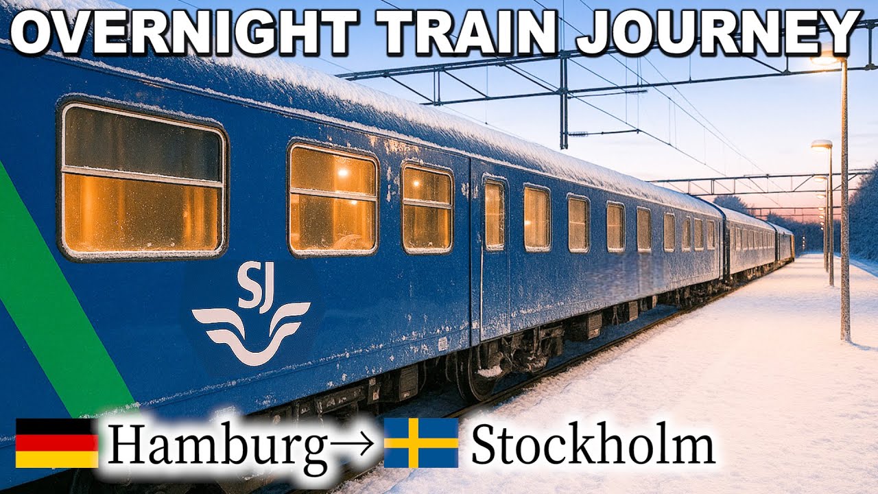 На ночном поезде из Гамбурга в Стокгольм | Sweden's Amazing Overnight Train | Hamburg- Stockholm