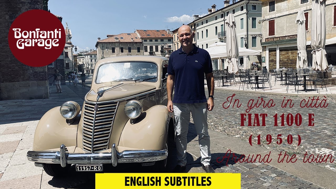 Fiat 1100 E (1950) IN GIRO IN CITTA'; LE CARATTERISTICHE DELLA FIAT 