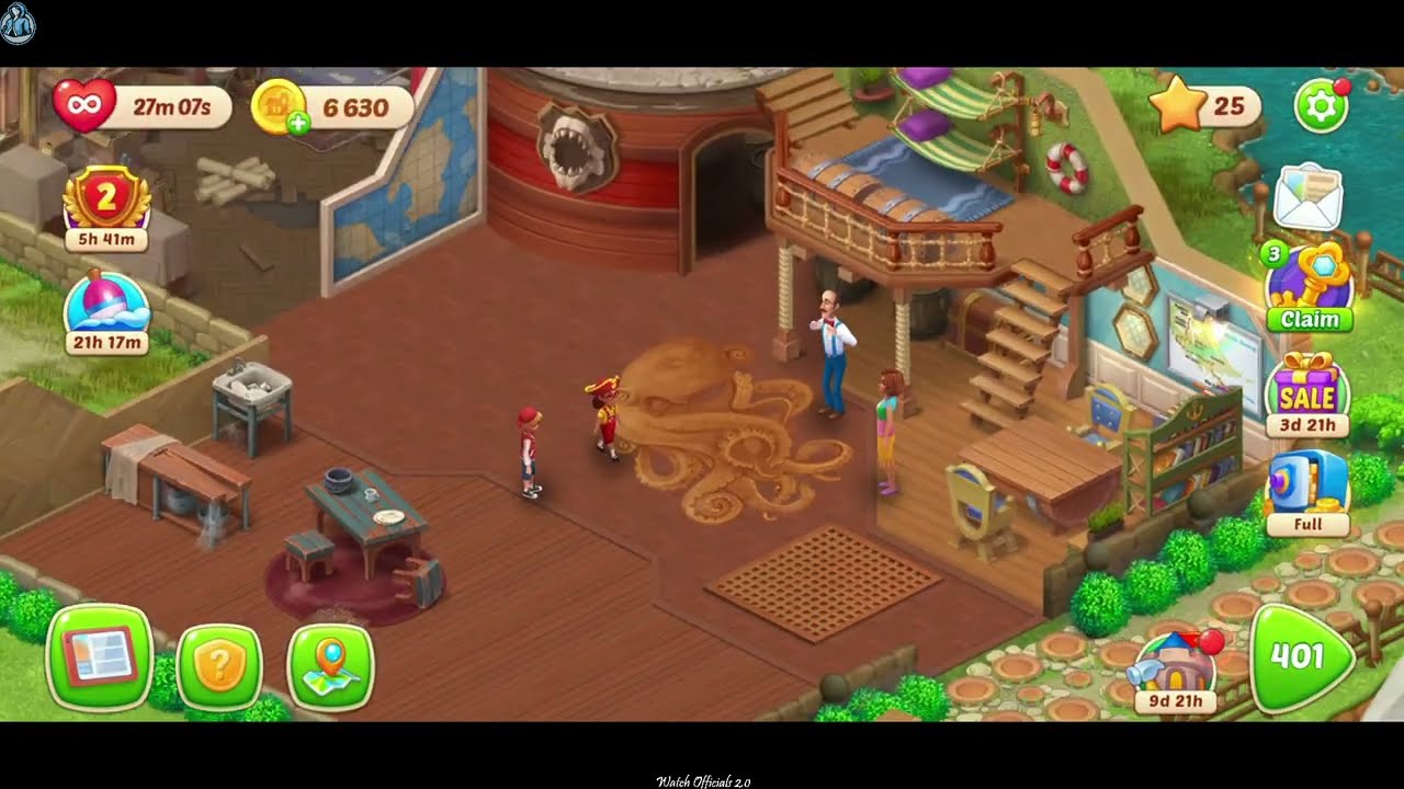 Homescapes Area 17 Restored- New Area Unlocked