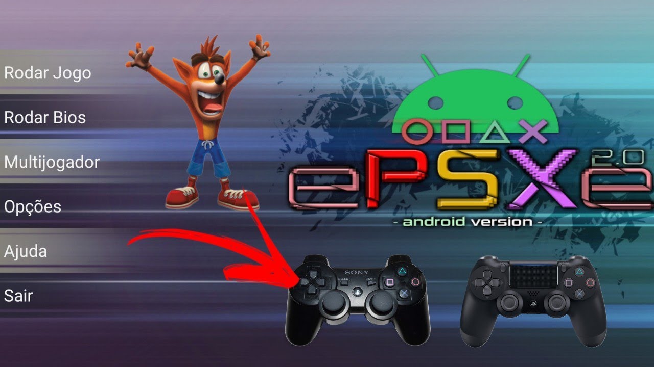 COMO configurar CONTROLE no ePSXe Android (EMULATOR PS1) Psone