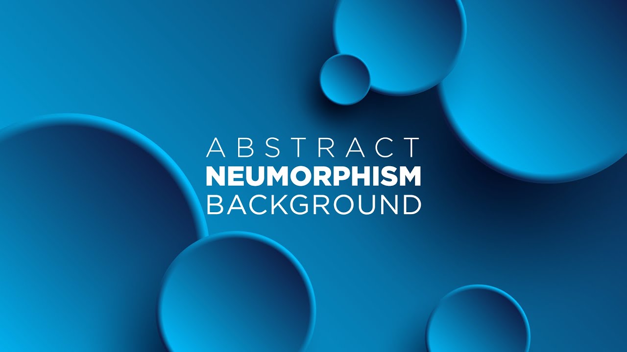 Neumorphism  Abstract Background Design in Adobe Illustrator CC 2021